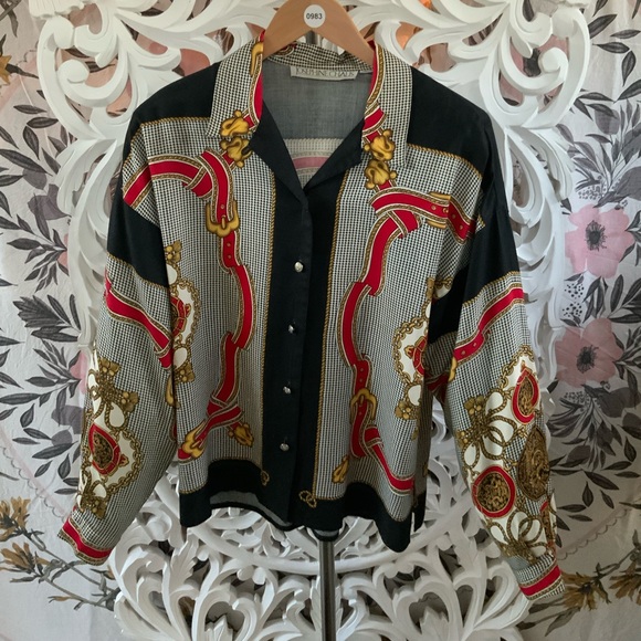 JOSEPHINE CHAUS | vintage blouse size Medium - Picture 8 of 9